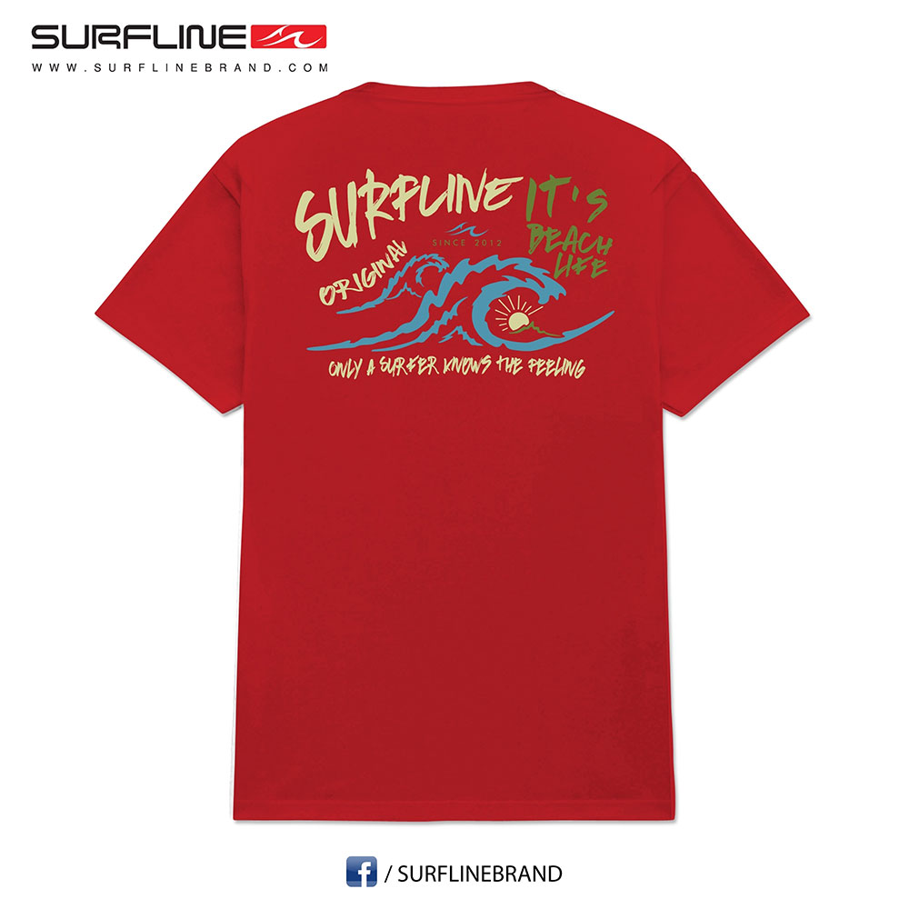 Mens TShirts SL05525 (Red) Surfline Brand